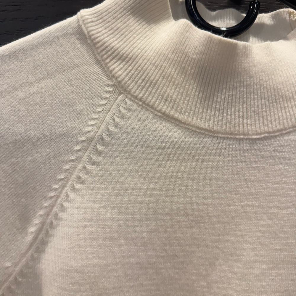 Eloquii Ivory Knit Turtleneck - Picture 3 of 6